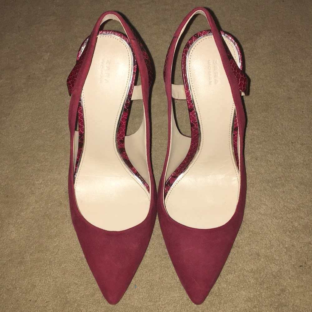 🎉🎊REDUCED🎉🎊 Zara Slingbacks